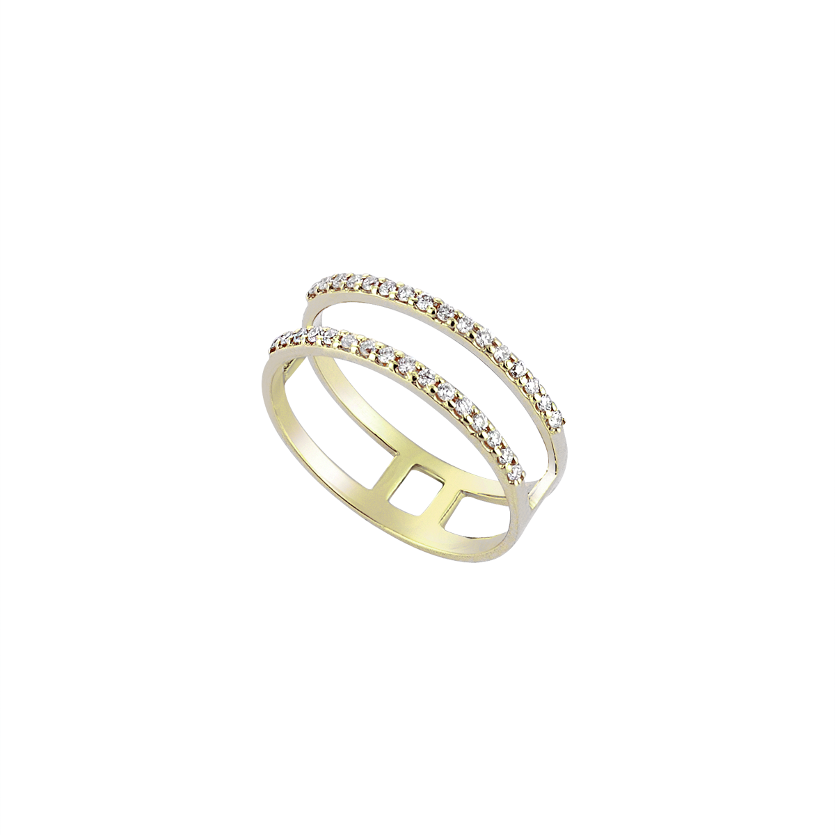 White gold midi on sale ring